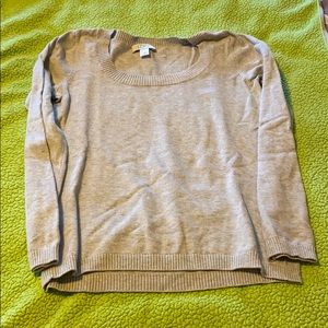 Gray Crew Neck Sweater
